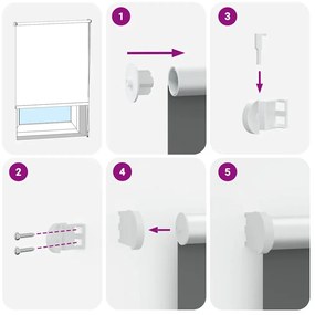 redőny Blackout 130x230 cm Szövetszélesség 126,6 cm poliészter