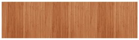 négyszögletű barna bambusz szőnyeg 80 x 300 cm