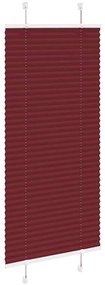 pliszírozott redőny Bordeaux piros 60x150 cm Szövetszélesség