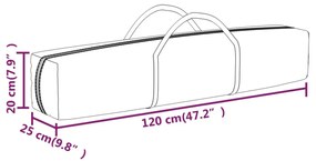 tópszínű összecsukható rendezvénysátor oldalfalakkal 3x3 m