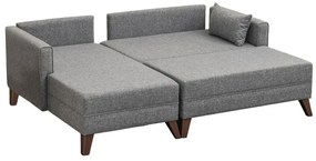 Bella Corner Bal 2 Grey kinyitható sarokkanapé