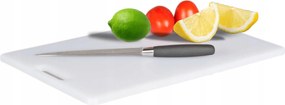 Gyümölcsszeletelő bárdeszka Könnyű, Felakasztható lyukkal Fehér