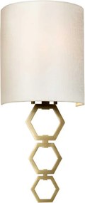 Elstead Lighting Clark CLARK-SMALL-AB Fali lámpa 1x60W/E27