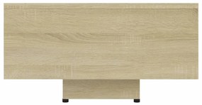 Sonoma tölgy színű szerelt fa dohányzóasztal 80 x 55 x 31 cm