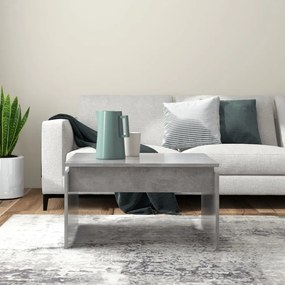 betonszürke szerelt fa dohányzóasztal 68 x 50 x 38 cm