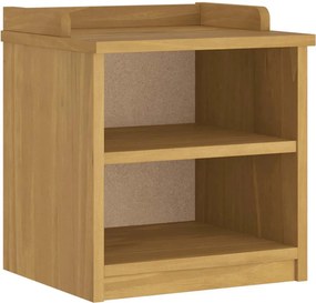 vidaXL SANDNES tömör fenyőfa előszobapad 45x40x50 cm