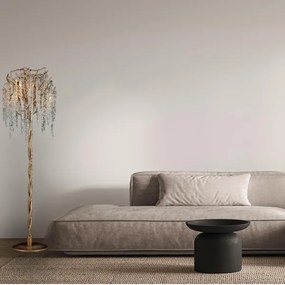 Kristály állólámpa 5xG9/40W/230V arany