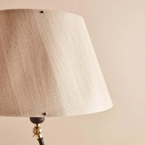 Állólámpa AYD 1xE27/40W/230V fekete/bézs