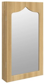 falra szerelhető tükrös ékszerszekrény 37,5x10x67 cm