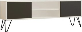 Hare White and Anthracite TV-asztal