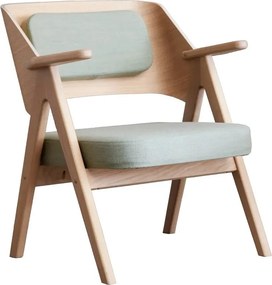 Me Tube világoszöld tölgyfa fotel - Findhal by Hammel