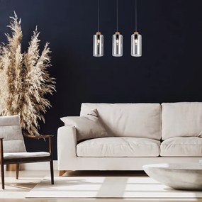 Rabalux 72123 - TANNO 3 ágú függeszték 3xE27/25W/230V