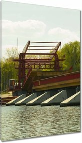 Vászonkép 80x120 Felvonóhíd Bicskén