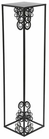 Virágállvány 80x24 cm fekete
