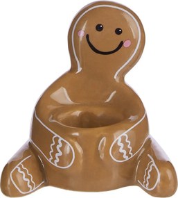 GINGERBREAD kerámia gyertyatartó mézeskalács 6 cm