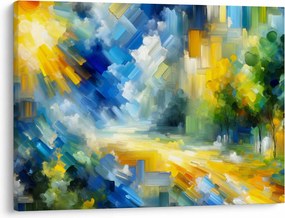 Kép - Absztrakt napos nap (70x50 cm)