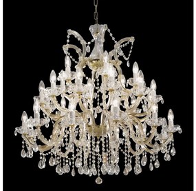 Kolarz 960.812+12+6 - Kristálycsillár láncon VALERIE 30xE14/40W/230V