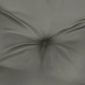 2 db melange sötétszürke szövet kerti padpárna 100 x 50 x 7 cm