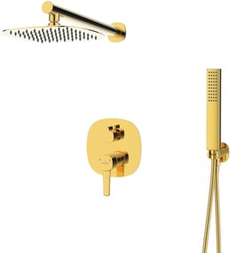 Invena Glamour zuhany készlet beépített Igen arany BS-02-0K9
