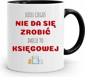 Fekete Bögre Ajándék Könyvelőnek, fényképes nyomattal