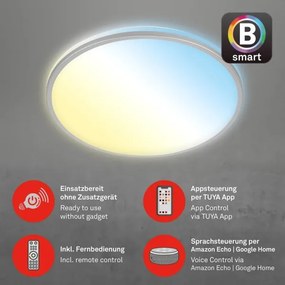 Briloner 3065-014 - LED dimmelhető mennyezeti lámpa IVY 42W/230V Wi‑Fi Tuya Ø49 cm + távirányító