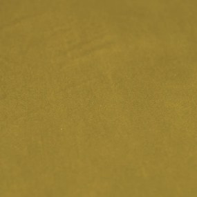 Fotel Art-deco stílusban, mustár színű Velvet anyag/gold chróm-arany, NOBLIN