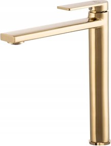 Arany Mosdó Csaptelep Magas Pultra Szerelhető Rossa