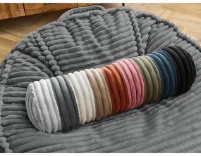 Sötétszürke kordbársony babzsákfotel Socrate – Bobochic Paris