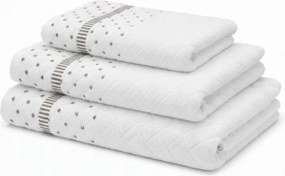 3 db-os pamut törölköző szett Premium Diamante 70x140, 50x90, 100x150