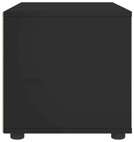 VISNES fekete szerelt fa TV-szekrény 100x40x38 cm