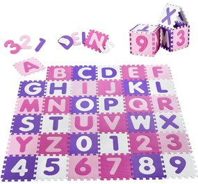 Gyermek puzzle Juna 36 darabos A-tól Z-ig és 0-tól 9-ig