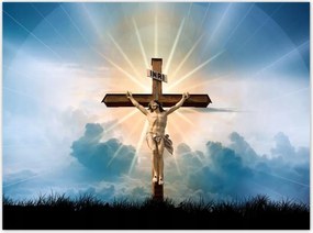 Poszterek 135x100 Krisztus keresztre feszítése