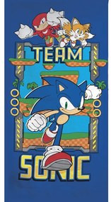 Sonic a sündisznó fürdőlepedő, strand törölköző 70x140cm (Fast Dry)