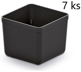 Kistenberg 7 darabos műanyag szerszámos doboz készlet UNITE BOX 55x55x165 fekete