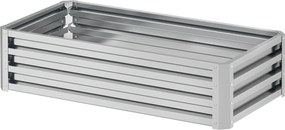 Outsunny Emelt Ágyás Acélból, Növényi Ágyás Hidegkeret Nyitott Aljú Kertészkedő Doboz 120x60x30.5 cm Kert, Erkély, Terasz, Virágok, Növények, Gyümölcs