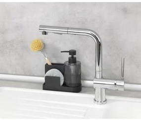 WENKO 54654100 - PINA rendszerező 16x17 cm fekete