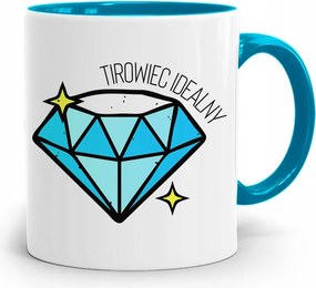 Kamionsofőrnek Tira Bögre Kék Ajándék fényképes nyomattal