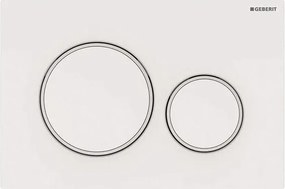 Geberit 115.882.11.1 - Sigma20 nyomólap 24,6x16,4 cm fehér