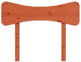 viaszbarna tömör fenyőfa fejtámla 75 cm