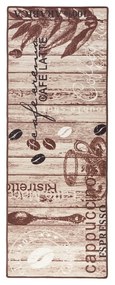 Delicious Coffee barna konyhai futószőnyeg, 67 x 180 cm - Hanse Home