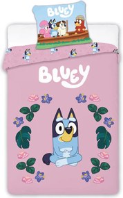 Bluey Blossom gyerek, ovis ágyneműhuzat 100×135cm, 40×60 cm