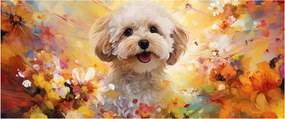 Kép - Boldog kutya (120x50 cm)