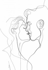 Poszter 13x18cm Vonal és szerelem szövés