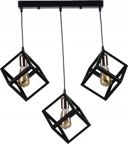 Kare III mennyezeti lámpa fekete