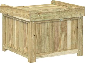 vidaXL Kinti párna tároló Impregnált Fenyőfa 58,5 x 60 x 47 cm