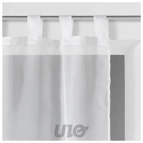 Fehér átlátszó függöny szett 2 db-os 60x120 cm Voiline – douceur d'intérieur