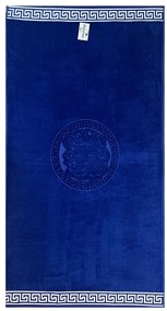 Poseidon királykék strandtörölköző