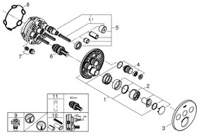 GROHE 29146000 - SMARTCONTROL csaptelep, fényes króm