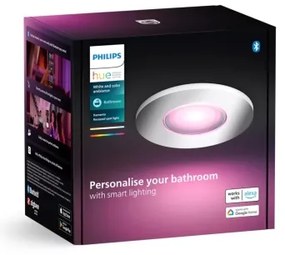 Philips - LED RGBW Dimmelhető fürdőszobai lámpa Hue XAMENTO 1xGU10/4,2W IP44
