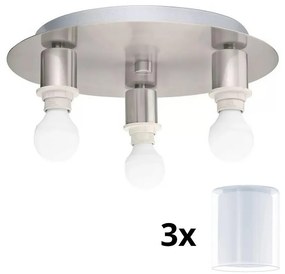 Eglo Eglo - LED Mennyezeti lámpa MY CHOICE 3xE14/4W/230V króm/fehér EG31131D